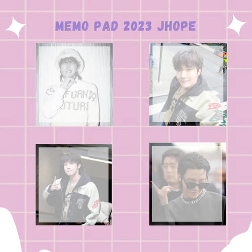 jhope memo pad 2023