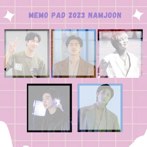 namjoon memo pad 2023