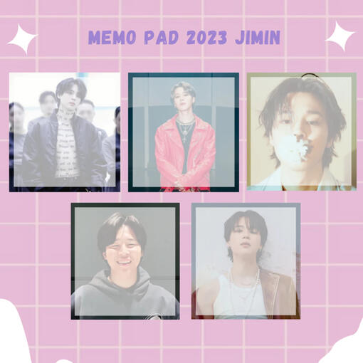 jimin memo pad 2023